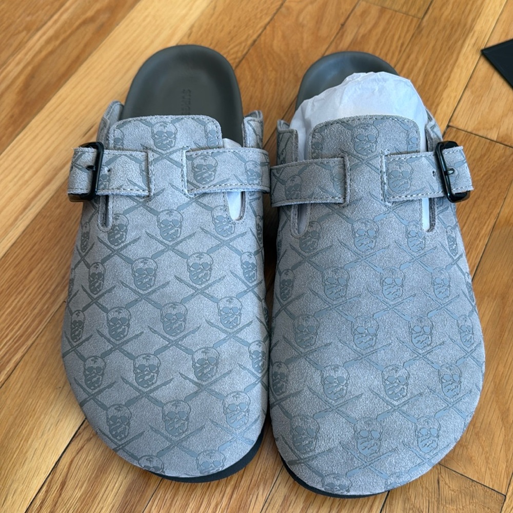 Surgeon Mule NWT GREY SRGN MONOGRAM MENS 12